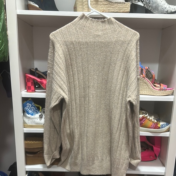 THML Tan Cowl Neck Sweater - Picture 1 of 1